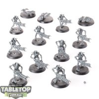 Necrons - 10 x Necron Warriors & 3 x Scarabs - unbemalt