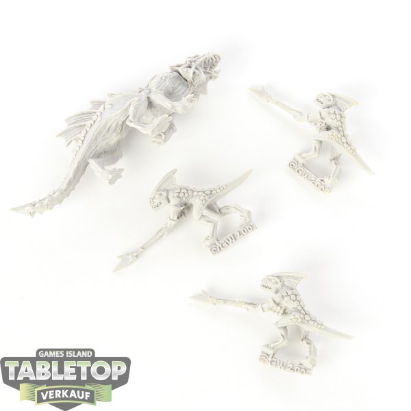 Seraphon -  Salamander Hunting Pack - unbemalt