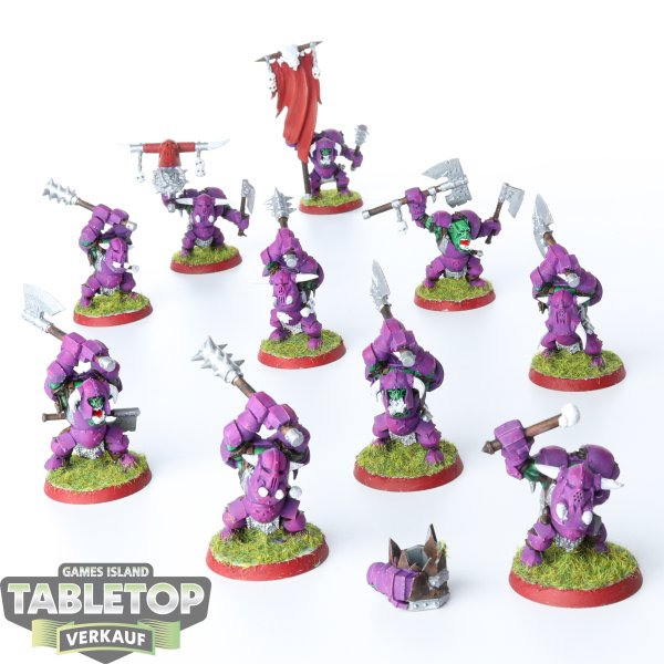 Orruk Warclans - 10x Ardboys (Classic) - bemalt