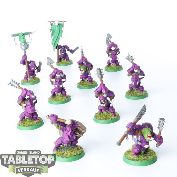 Orruk Warclans - 10x Ardboys (Classic) - bemalt