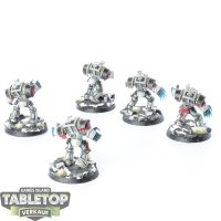 Space Marines - 5x Terminator Assault Squad - bemalt