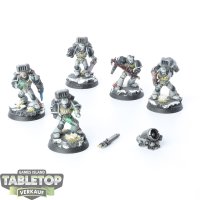 Space Marines - 5x Assault Squad - bemalt