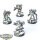 Space Marines - 4x Assault Squad - bemalt