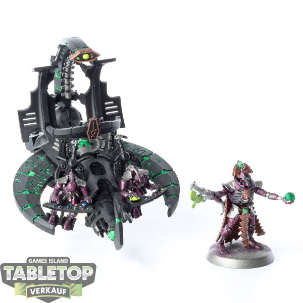 Necrons - Catacomb Command Barge - teilweise bemalt