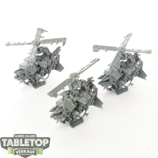 Orks - 3x Deffkoptas - unbemalt