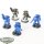 Space Wolves - 5x Primaris Intercessors - teilweise bemalt