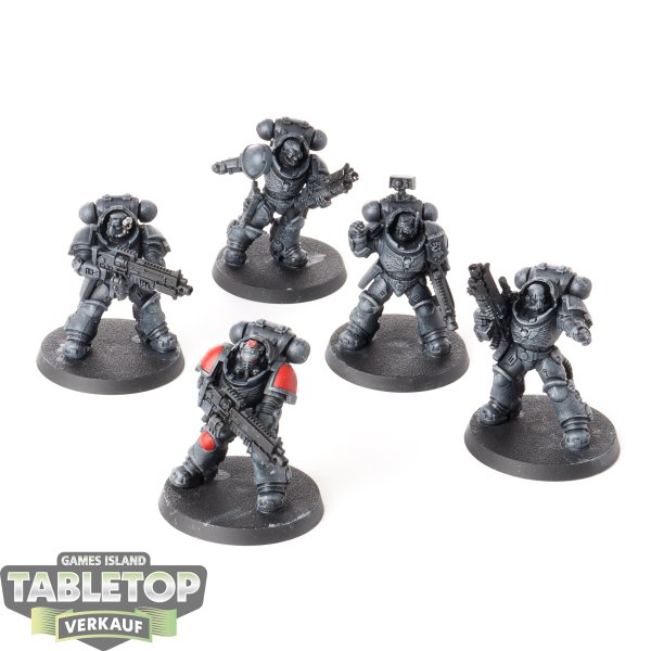 Space Marines - 5 Heavy Intercessors - teilweise bemalt