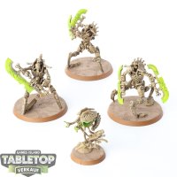 Necrons - 4 Skorpekh Destroyers - bemalt