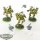 Tau Empire - 3 x XV8 Crisis Battlesuit Team klassisch - bemalt