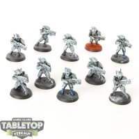 Tau Empire - 10 x Fire Warriors Breacher Team - teilweise...