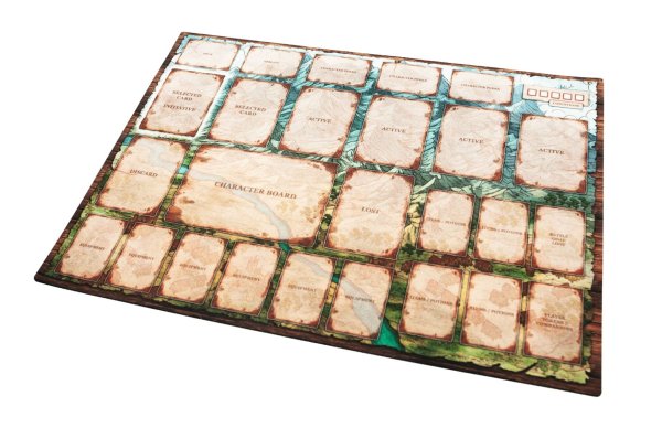 Playmats.eu - Gloomhaven / Frosthaven - Rubber Mat - Players Board (18,5" x 13" / 47x33 cm)