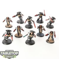 Black Templars - 10x Primaris Crusader Squad - bemalt