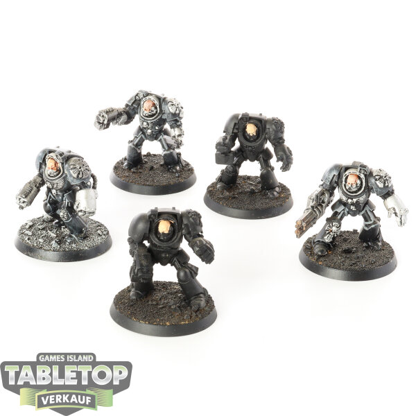 Space Marines - 5xTerminators Squad klassisch  - teilweise bemalt