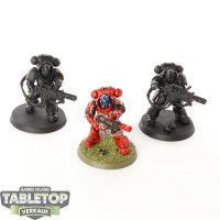 Space Marines - 3 x Primaris Eradicators - teilweise bemalt