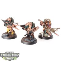 Orruk Warclans - 3 x Man-Skewer Boltboyz - teilweise bemalt