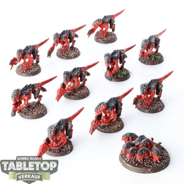 Tyraniden - 10x Termagants - bemalt