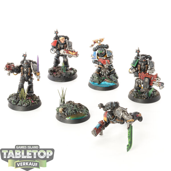 Deathwatch - 5x Veterans - gut bemalt