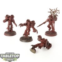 Chaos Space Marines - 4x Raptors - grundiert