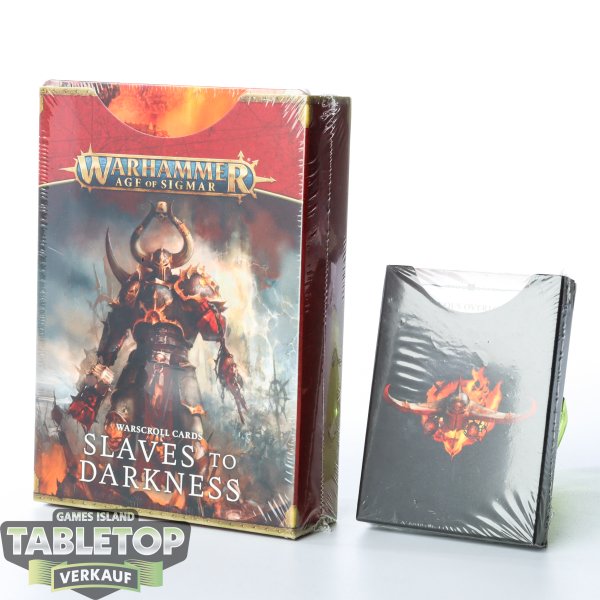 Slaves to Darkness - Warscroll Karten, Token und Datakarten 3te Edition - englisch