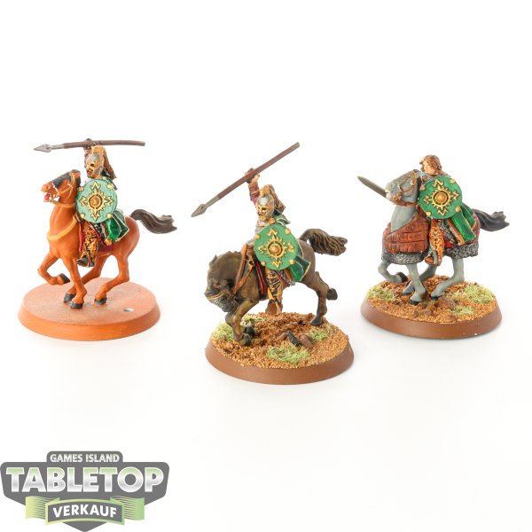 HdR Figuren - Gut - 3 x Rohan Royal Knights - bemalt