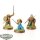 HdR Figuren - Gut - Théoden, Éowyn & Royal Guard on Foot  (Helms Deep) - bemalt