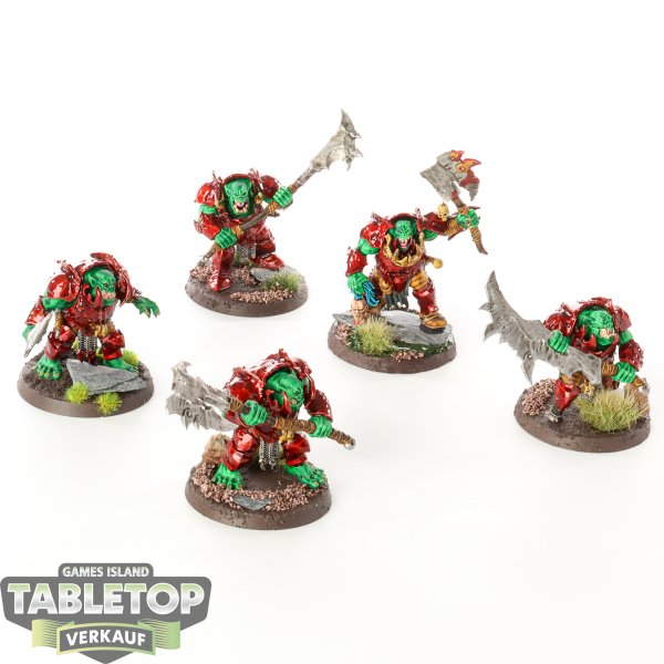 Orruk Warclans - 5 x Brutes - bemalt