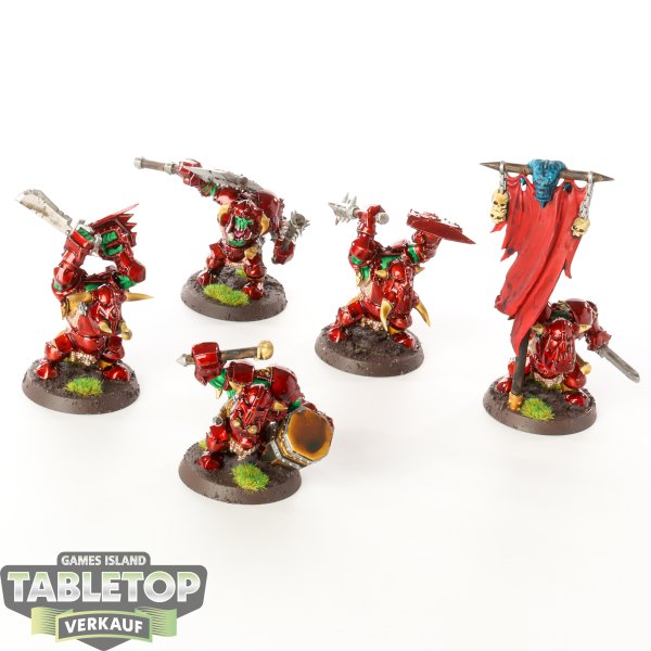 Orruk Warclans - 5 x Orruk Ardboys klassisch - bemalt