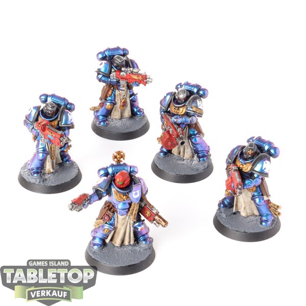 Ultramarines - 5 x Sternguard Veteran Squad - bemalt