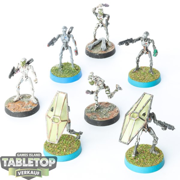 Separatisten Allianz - 7x BX-series Droid Commandos Unit Expansion  - bemalt