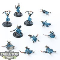 Cryx - 10 Sartyxies Blood Witches und Blood Hag - bemalt