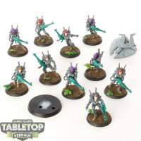 Craftworlds - 10 x Guardian Defenders - bemalt