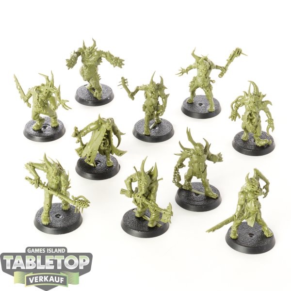 Death Guard - 10 x Poxwalkers - unbemalt