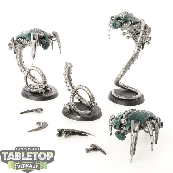 Necrons - 3 x Canoptek Wraiths - teilweise bemalt