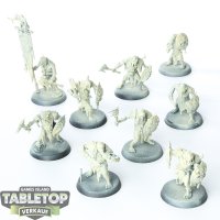 Orruk Warclans - 9 Gutrippaz - grundiert