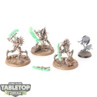 Necrons - 3x Skorpekh Destroyers - bemalt