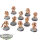 Chaos Space Marines - 10x Chaos Space Marines - bemalt