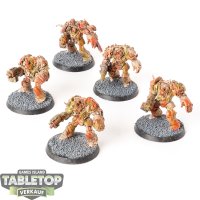 Death Guard - 5x Death Guard Terminators klassisch - bemalt