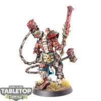 Blades of Khorne - Slaughterpriest with Hackblade - bemalt