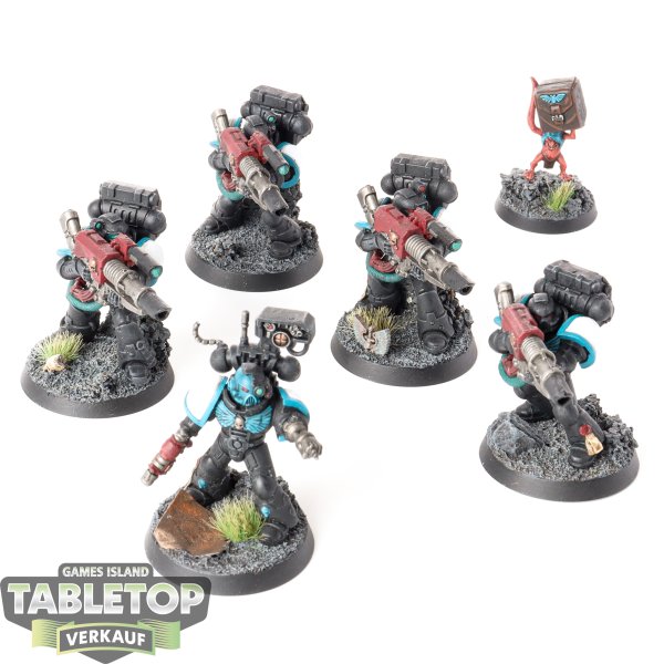 Space Marines - 5 x Devastator Squad - bemalt