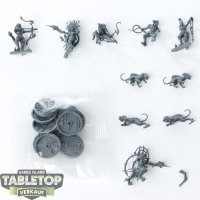 Necromunda - 10 x Escher Death-maidens and Wyld Runners -...