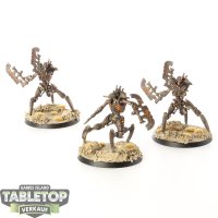 Necrons - 3 Skorpekh Destroyers - bemalt