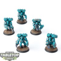 Space Marines - 5 x Vanguard Veteran Squad - bemalt