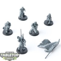 Astra Militarum - 5 x Cadian Command Squad klassisch -...