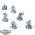 Chaos Space Marines - 5 xRenegade Militia Command Squad - teilweise bemalt