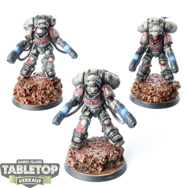 White Scars - 3x Primaris Inceptors - bemalt