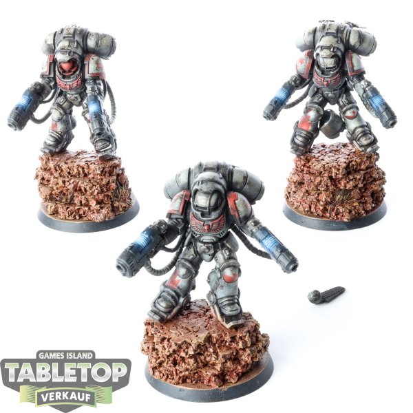 White Scars - 3x Primaris Inceptors - bemalt