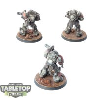 White Scars - 3x Primaris Eradicators - bemalt