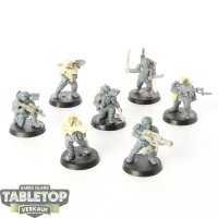 Astra Militarum - 7 Cadian Shock Troops - unbemalt -...