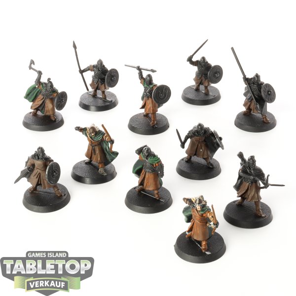 HdR Figuren - Gut - 11 Warriors of Rohan - teilweise bemalt