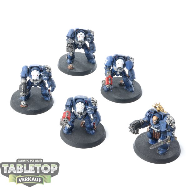 Space Marines - 5 Terminators klassisch - teilweise bemalt